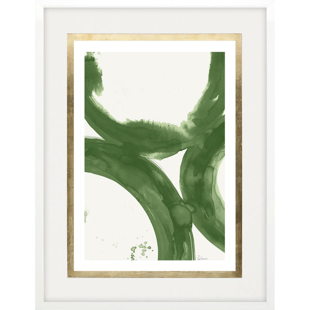Paragon Rings of Water II Green 44 X 34 X 3 Wall Art