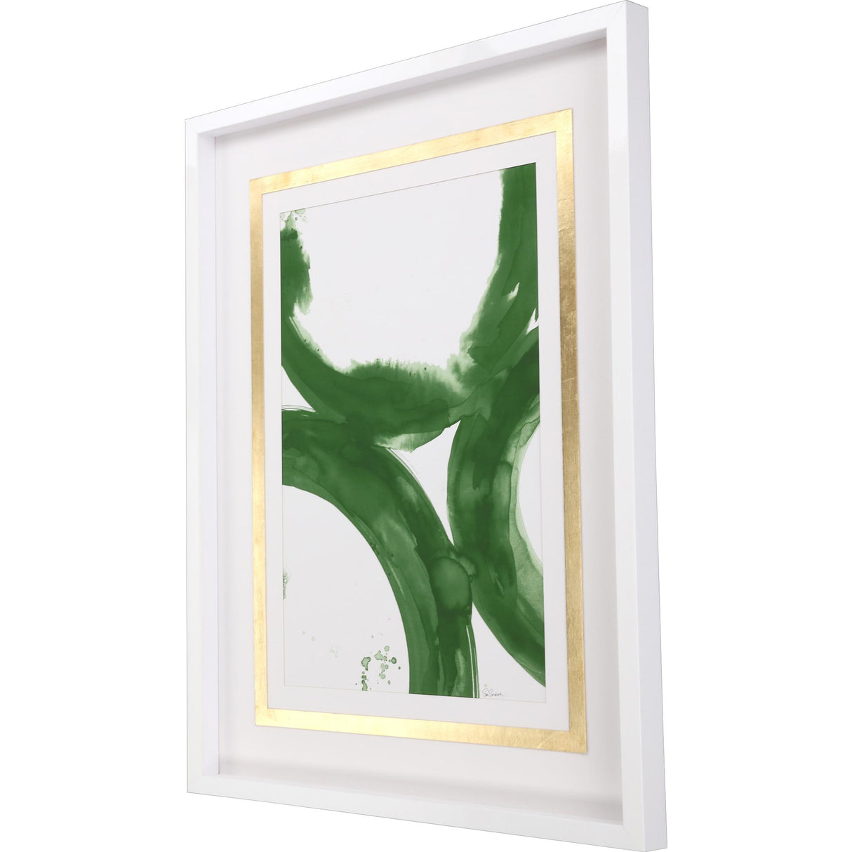 Paragon Rings of Water II Green 44 X 34 X 3 Wall Art