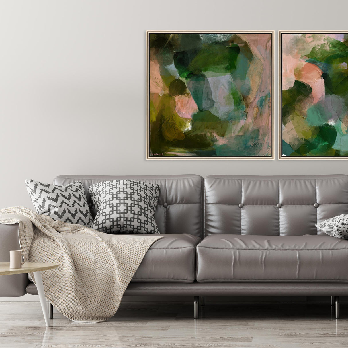 Paragon Manifest Green 40 X 40 X 3 Wall Art