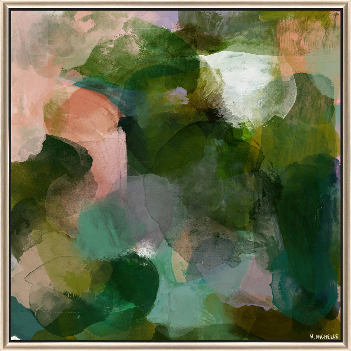 Paragon Fruition Green 40 X 40 X 3 Wall Art