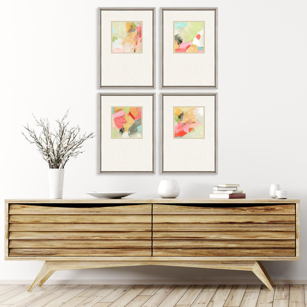 Paragon Pastel Splash S/4 Multi 21 X 15 X 1 Wall Art