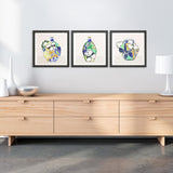 Paragon Picasso Vase S/3 Blue 18 X 18 X 2 Wall Art