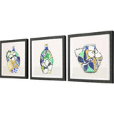 Paragon Picasso Vase S/3 Blue 18 X 18 X 2 Wall Art