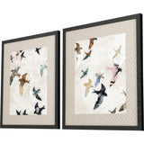 Paragon Abstract Birds S/2 Blue 28 X 24 X 2 Wall Art