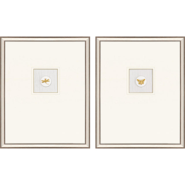 Paragon Insect Intaglio II S/2 Metallic 25 X 20 X 2 Wall Art
