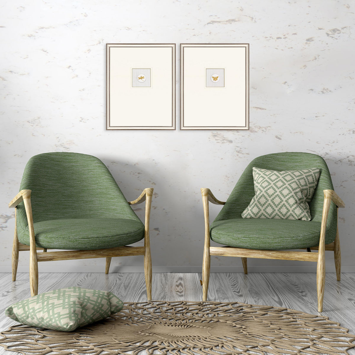 Paragon Insect Intaglio II S/2 Metallic 25 X 20 X 2 Wall Art