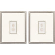 Paragon Portrait Intaglio I S/2 Beige 21 X 17 X 2 Wall Art
