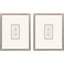 Paragon Portrait Intaglio I S/2 Beige 21 X 17 X 2 Wall Art