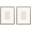 Paragon Portrait Intaglio II S/2 Beige 21 X 17 X 2 Wall Art