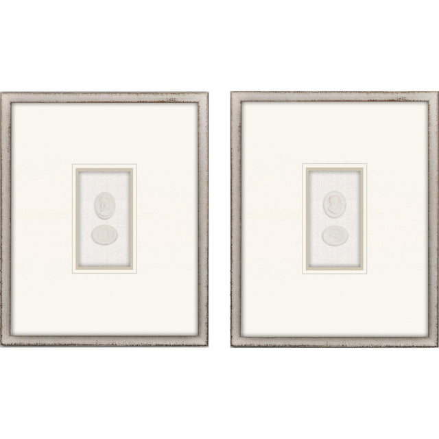 Paragon Portrait Intaglio II S/2 Beige 21 X 17 X 2 Wall Art