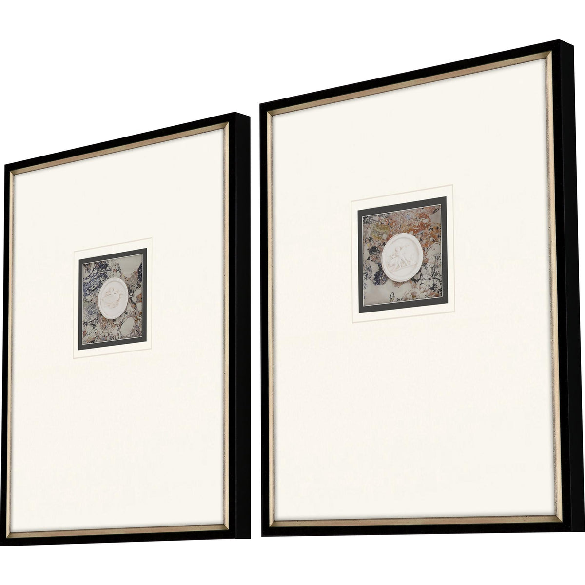 Paragon Angelic Intaglio S/2 Beige 24 X 19 X 2 Wall Art