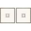 Paragon Coastal Intaglio I S/2 White 21 X 21 X 2 Wall Art