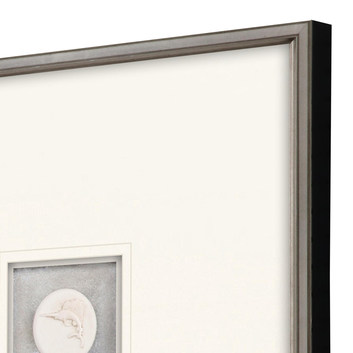 Paragon Coastal Intaglio I S/2 White 21 X 21 X 2 Wall Art