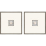 Paragon Coastal Intaglio II S/2 White 21 X 21 X 2 Wall Art