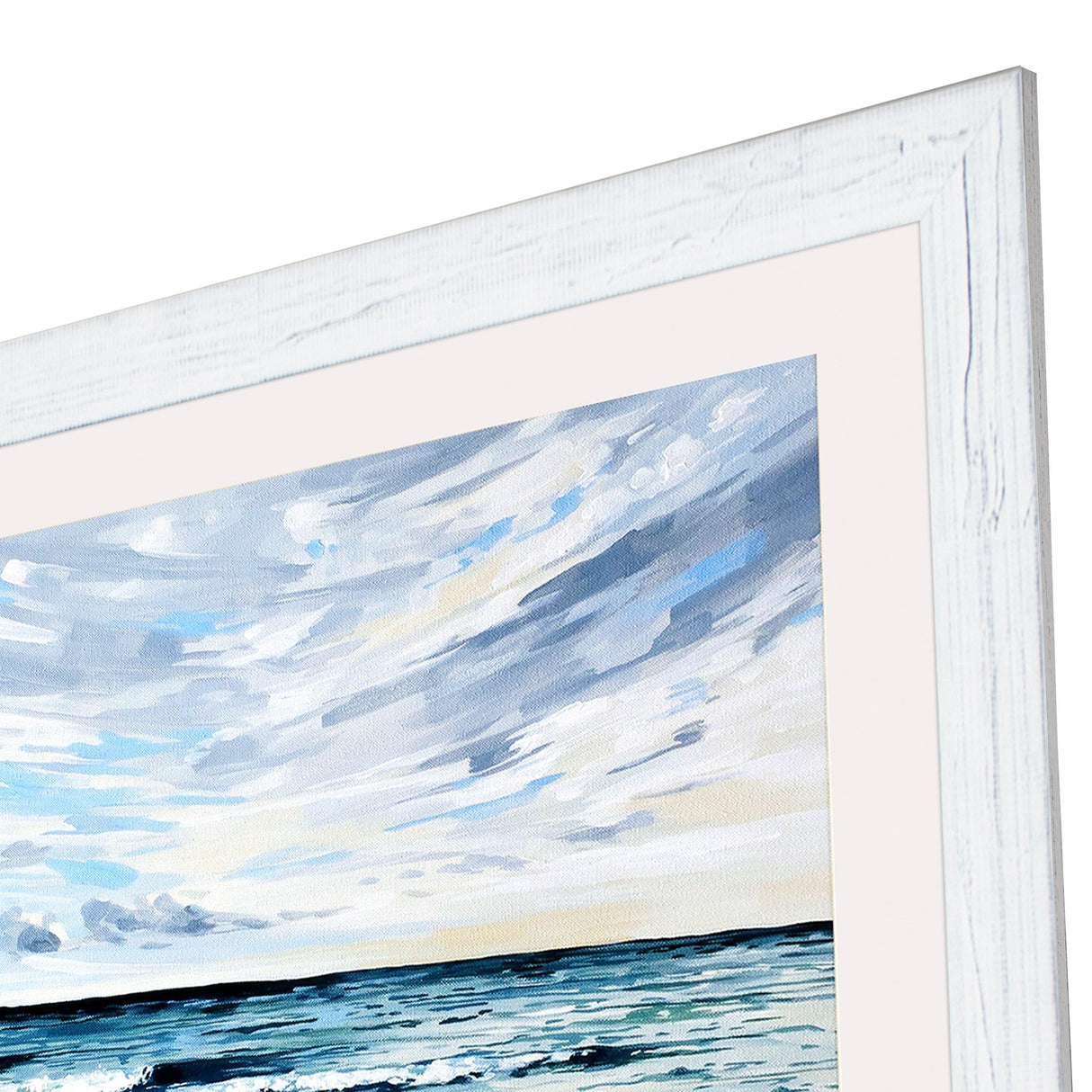 Paragon Whispy Clouds Blue 42 X 50 X 1 Wall Art