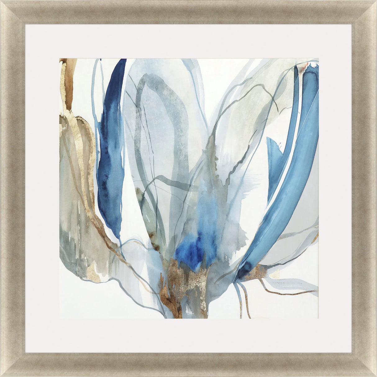 Paragon Refined I Blue 43 X 43 X 2 Wall Art