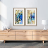 Paragon Immerge S/2 Blue 42 X 26 X 2 Wall Art