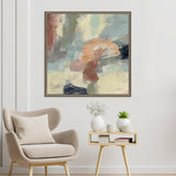 Paragon Farm Field Blue 53 X 53 X 3 Wall Art