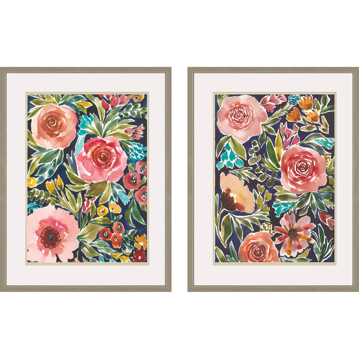Paragon Flower Patch S/2 Multi 25 X 19 X 1 Wall Art