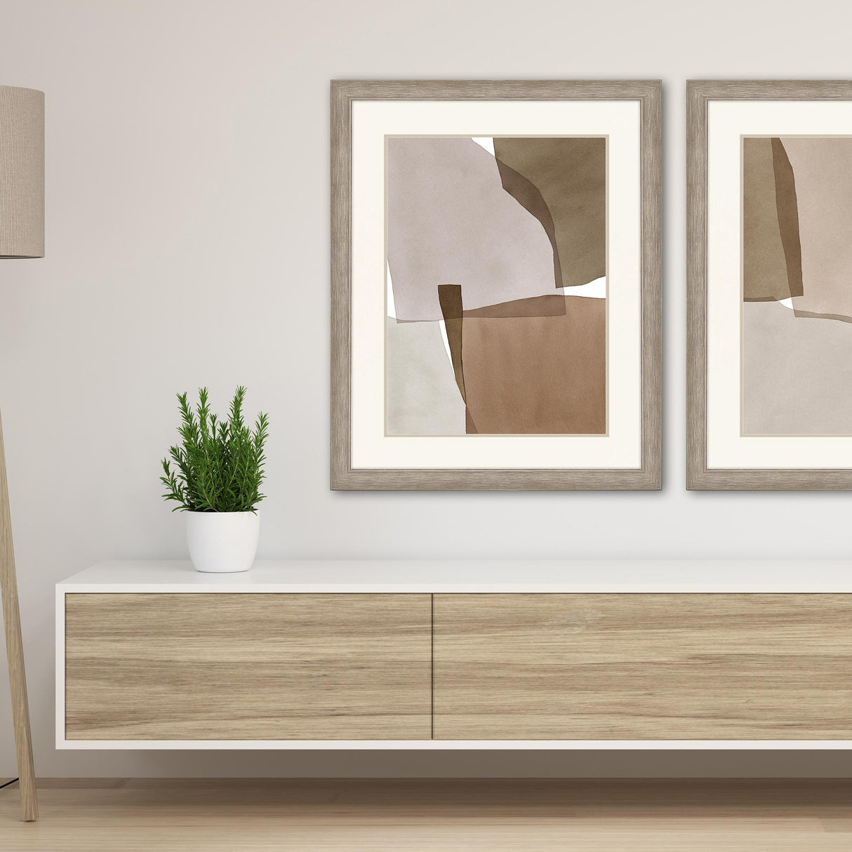 Paragon Translucent Chorus Beige 44 X 36 X 2 Wall Art