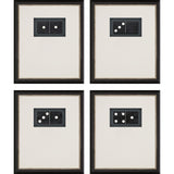 Paragon Midnight Dominoes S/4 Black 20 X 17 X 3 Wall Art