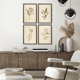 Paragon Vintage Line S/4 Brown 16 X 13 X 1 Wall Art