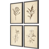 Paragon Vintage Line S/4 Brown 16 X 13 X 1 Wall Art
