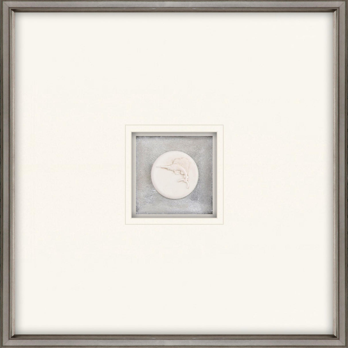 Paragon Swordfish Intaglio White 21 X 21 X 2 Wall Art