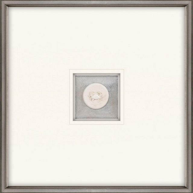 Paragon Crab Intaglio White 21 X 21 X 2 Wall Art