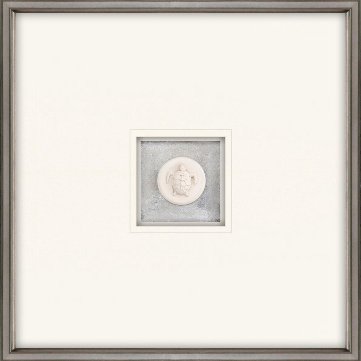 Paragon Turtle Intaglio White 21 X 21 X 2 Wall Art