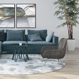 Paragon Teal Stones II Blue 50 X 40 X 3 Wall Art