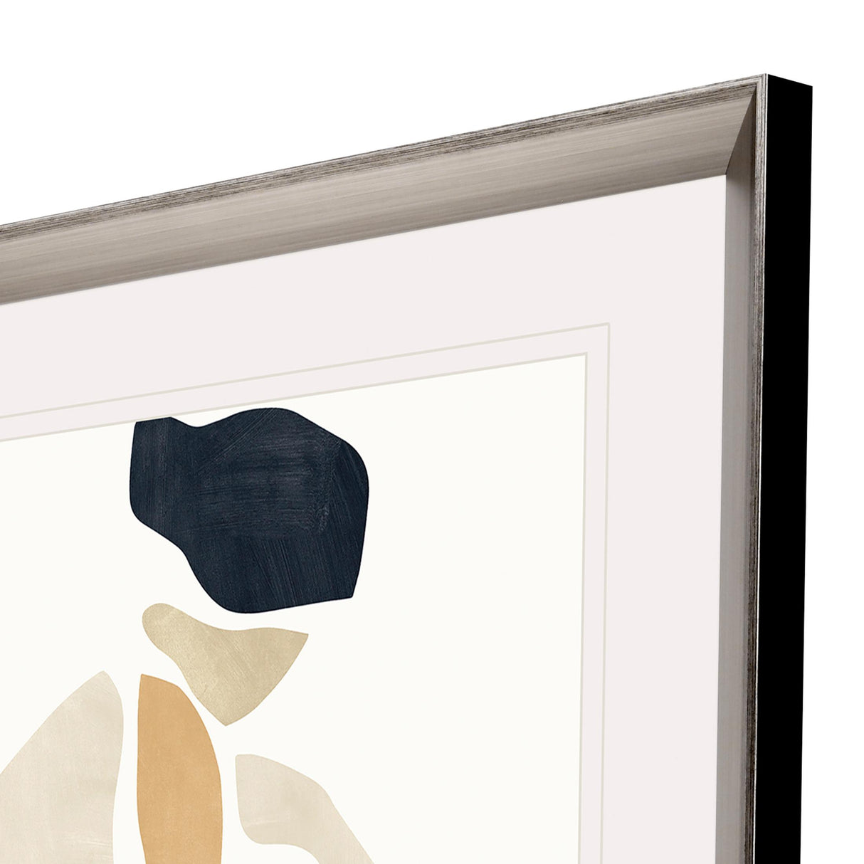 Paragon Silhouette Blocks Poise Blue 44 X 36 X 3 Wall Art