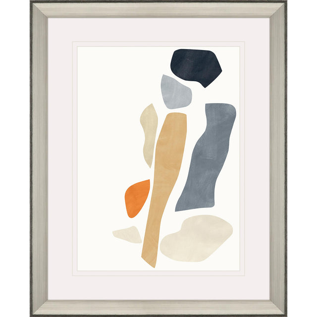 Paragon Silhouette Blocks Reflect Blue 44 X 36 X 3 Wall Art