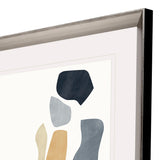 Paragon Silhouette Blocks Reflect Blue 44 X 36 X 3 Wall Art