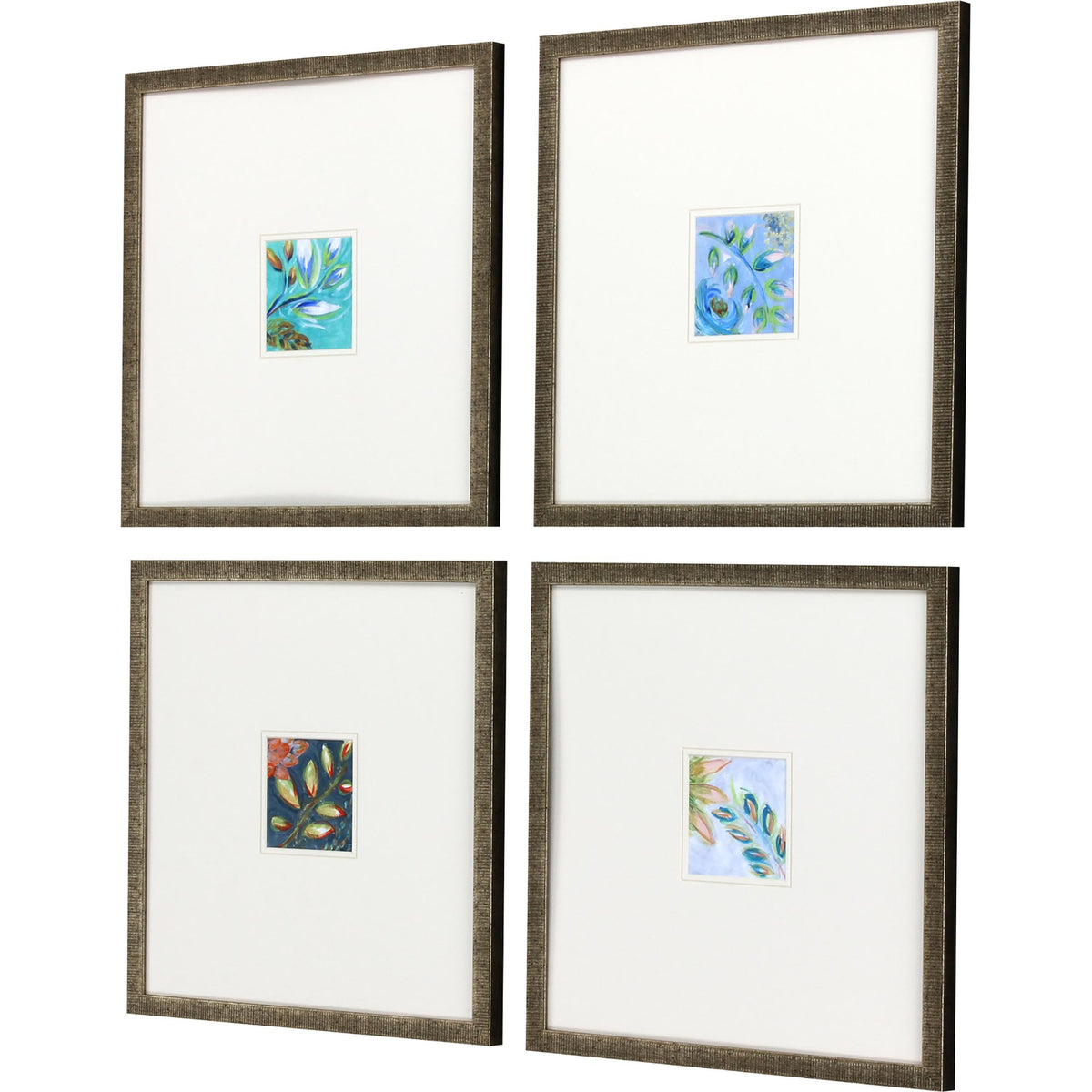 Paragon Botanica I S/4 Blue 16 X 16 X 1 Wall Art