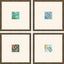Paragon Botanica I S/4 Blue 16 X 16 X 1 Wall Art