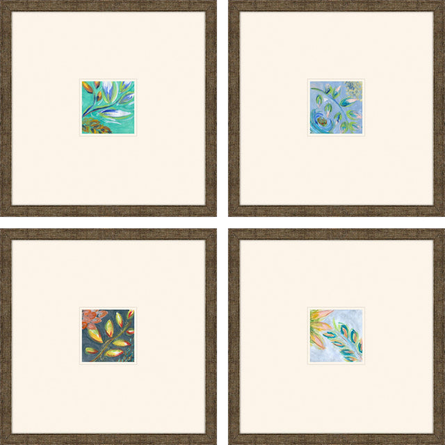 Paragon Botanica I S/4 Blue 16 X 16 X 1 Wall Art
