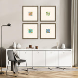 Paragon Botanica II S/4 Blue 16 X 16 X 1 Wall Art