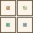 Paragon Botanica II S/4 Blue 16 X 16 X 1 Wall Art