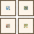 Paragon Botanica III S/4 Blue 16 X 16 X 1 Wall Art