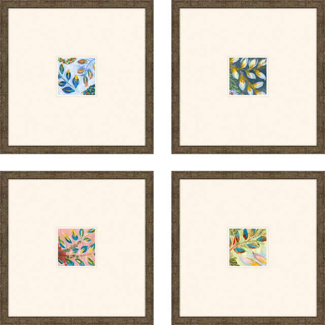 Paragon Botanica III S/4 Blue 16 X 16 X 1 Wall Art