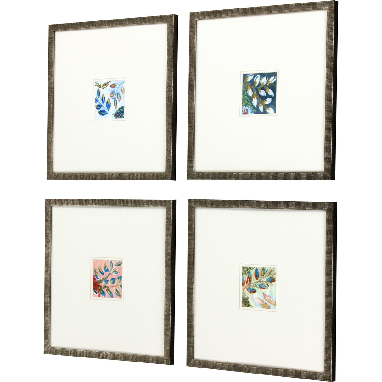 Paragon Botanica III S/4 Blue 16 X 16 X 1 Wall Art