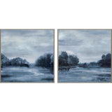 Paragon Morning Calm S/2 Blue 25 X 25 X 3 Wall Art