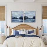 Paragon Morning Calm S/2 Blue 25 X 25 X 3 Wall Art