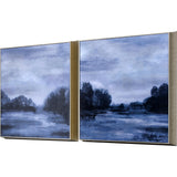 Paragon Morning Calm S/2 Blue 25 X 25 X 3 Wall Art