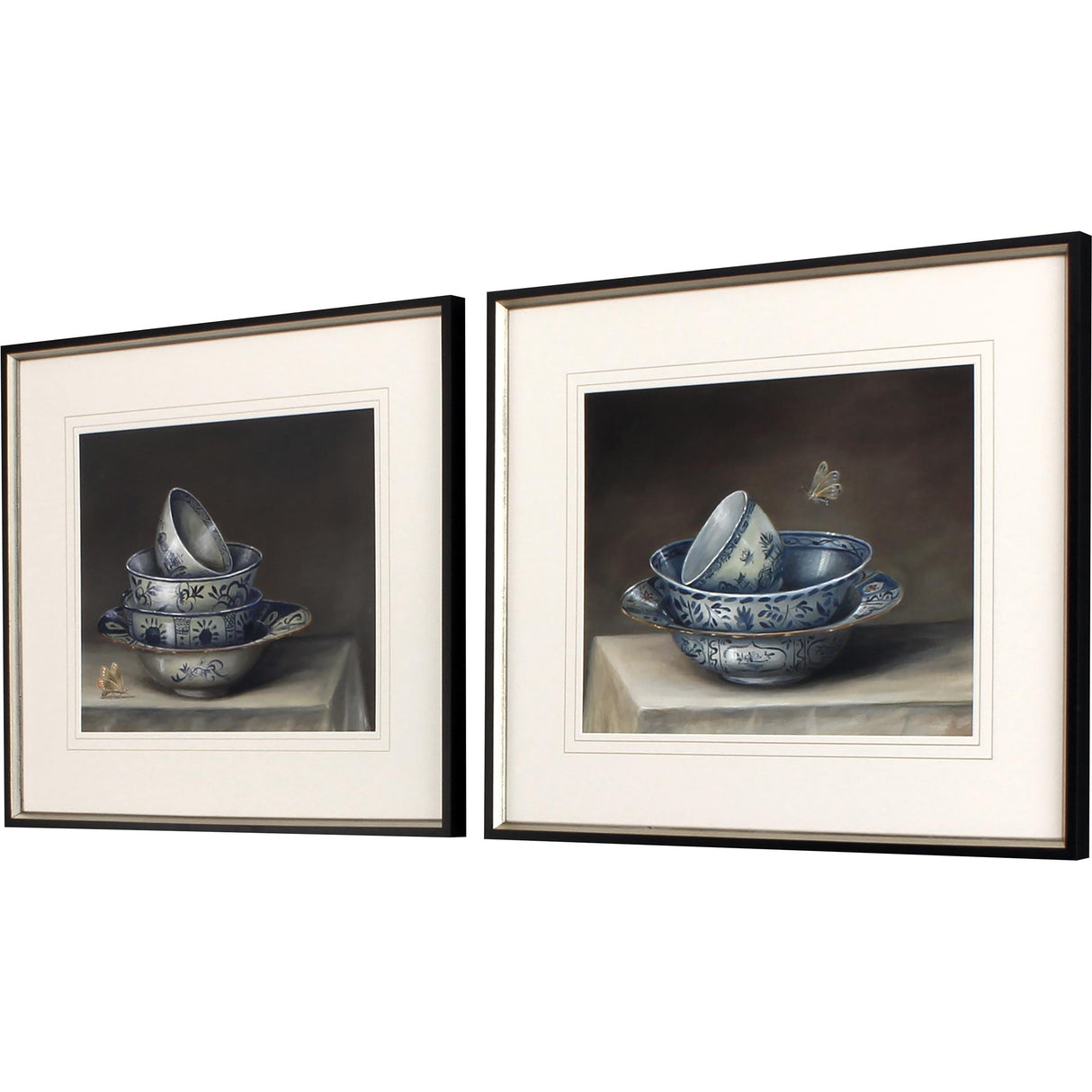 Paragon Traditional Bowl S/2 Blue 26 X 30 X 2 Wall Art