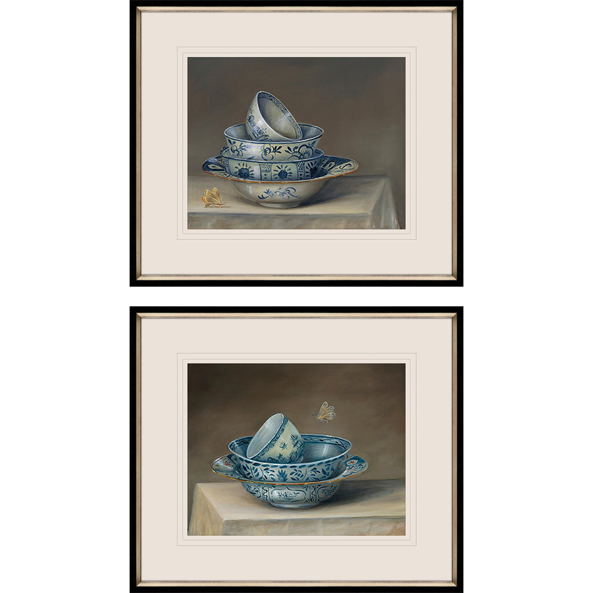 Paragon Traditional Bowl S/2 Blue 26 X 30 X 2 Wall Art