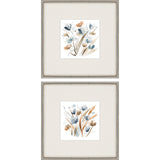 Paragon Coastal Blooms S/2 Blue 22 X 22 X 2 Wall Art