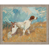 Paragon English Setter on Watch Brown 36 X 44 X 2 Wall Art