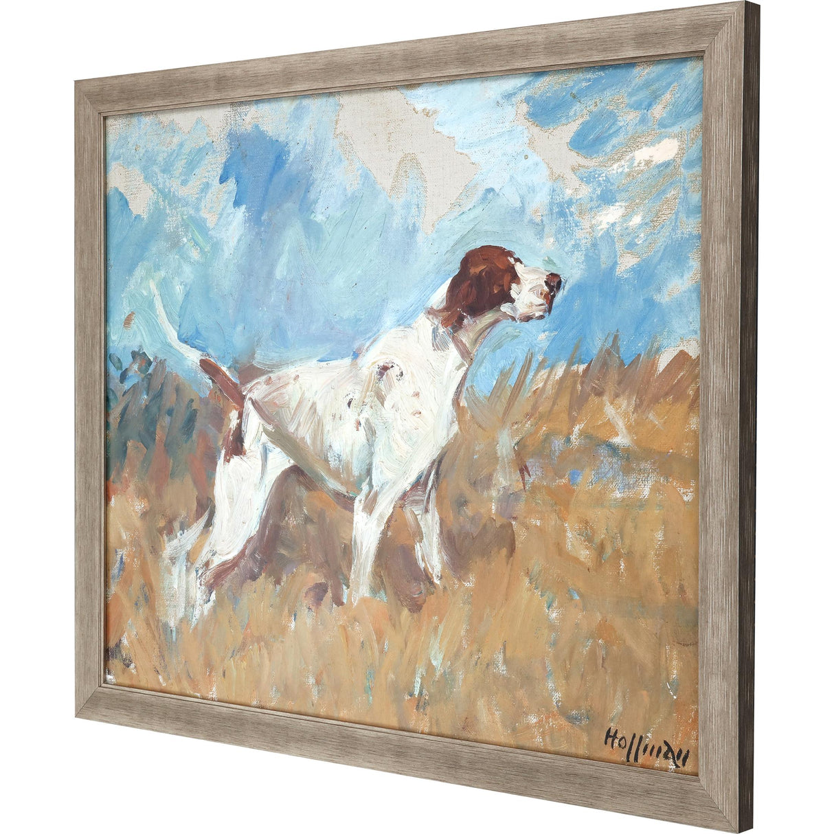 Paragon English Setter on Watch Brown 36 X 44 X 2 Wall Art